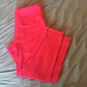 90 degree by reflex hot pink leggings